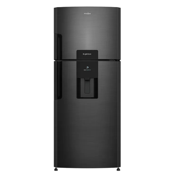 Nevera Mabe No Frost Congelador Superior 415 Litros RMP415YCC Black Steel_1